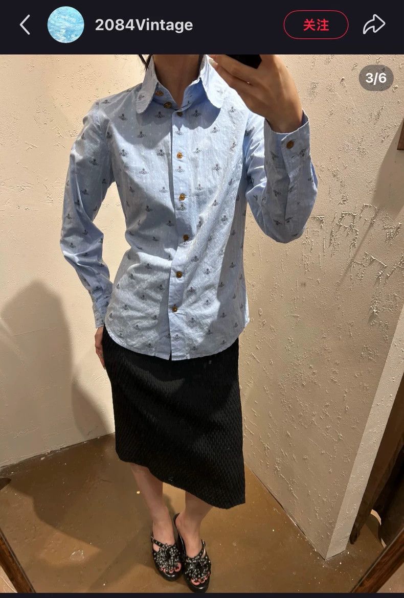Vivienne Westwood Vivienne Westwood size2 Striped shirt Size S / US 4 / IT 40 - 9 Thumbnail