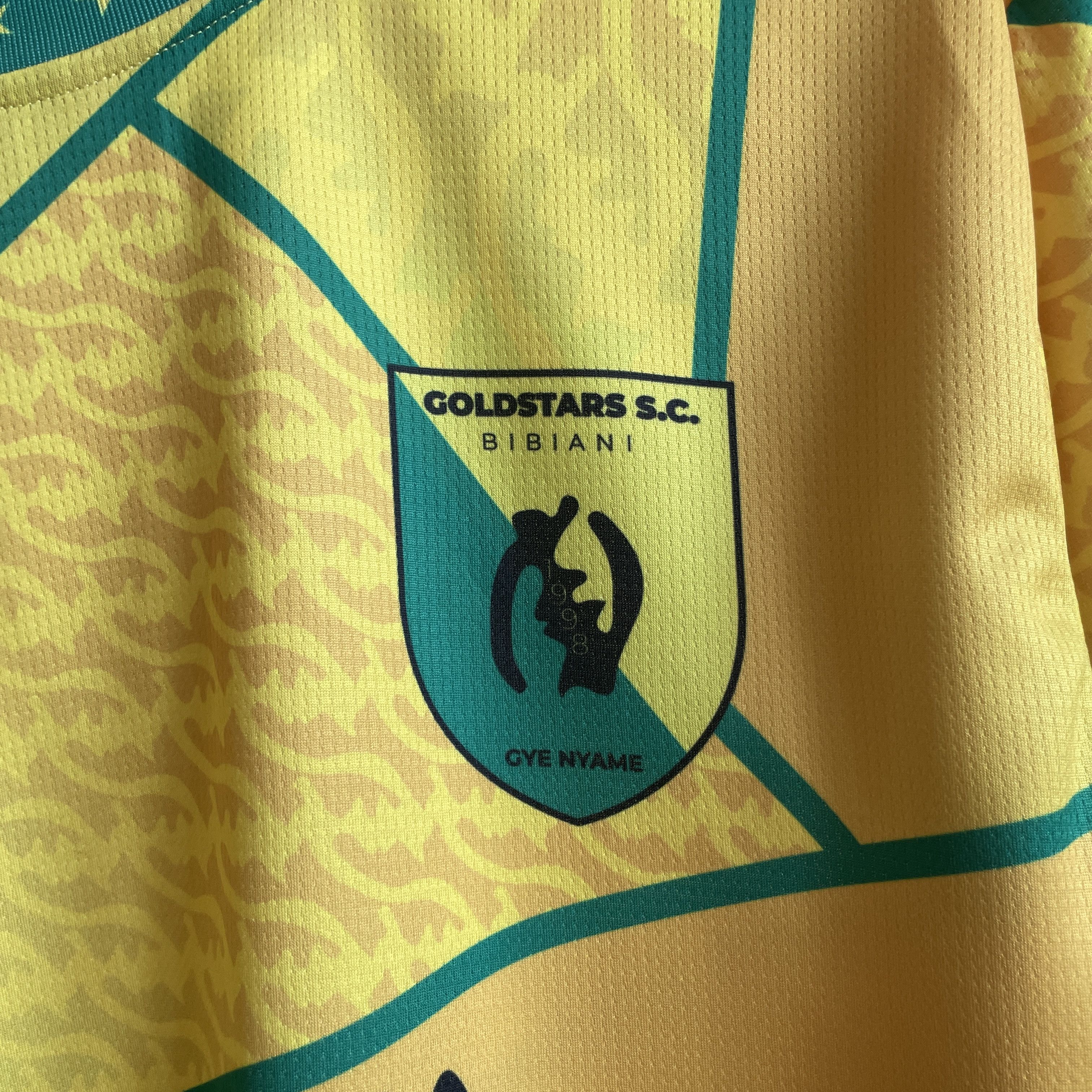 Other BNWT Bibiani Goldstars S.C. Ghana 2022-23 Home Jersey Size L Size US L / EU 52-54 / 3 - 6 Thumbnail
