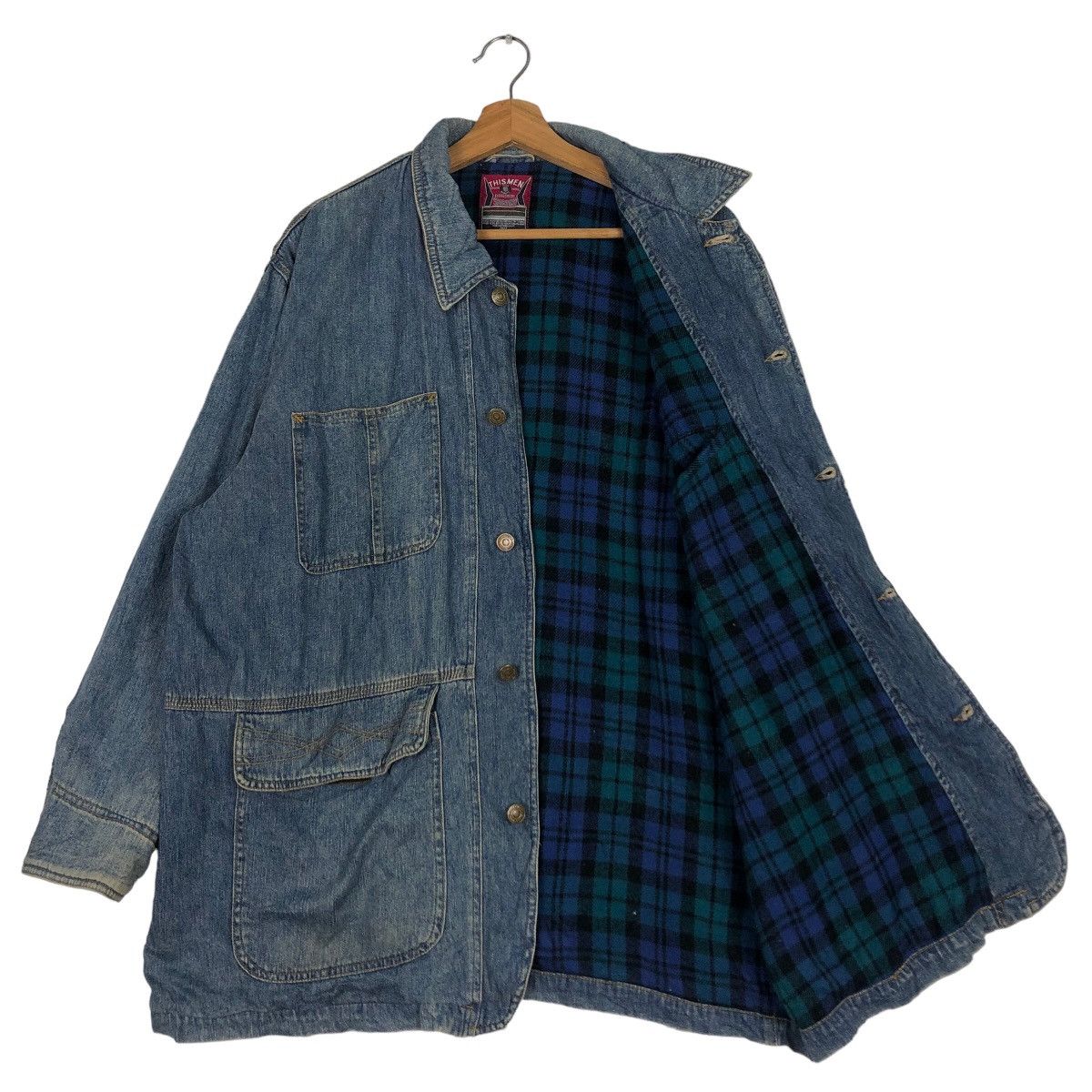 Hai Sporting Gear 🔥Vtg Denim Jacket Blanket Lining This Man Sporting Japan Size US M / EU 48-50 / 2 - 9 Thumbnail