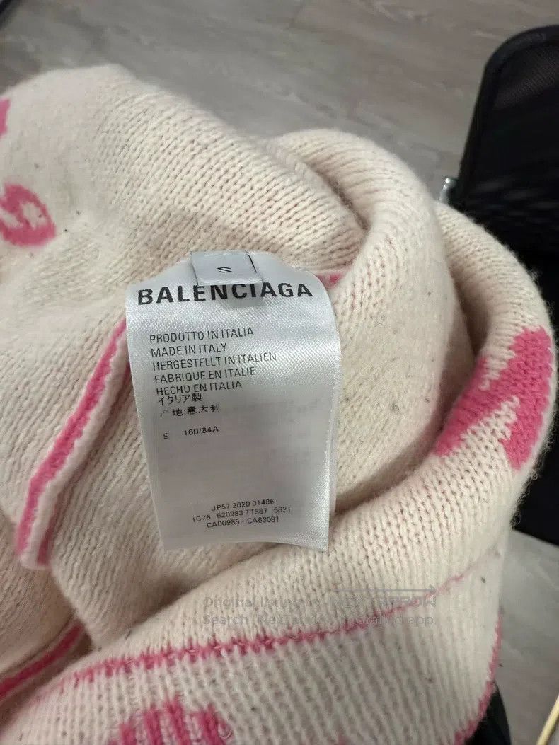 Balenciaga Balenciaga Barrage all-over print sweater Size US S / EU 44-46 / 1 - 5 Thumbnail
