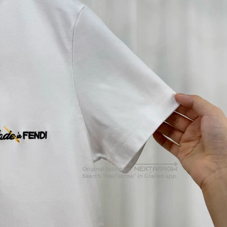 Fendi Fendi Embroidered Letter Short Sleeve Size US XS / EU 42 / 0 - 4 Thumbnail