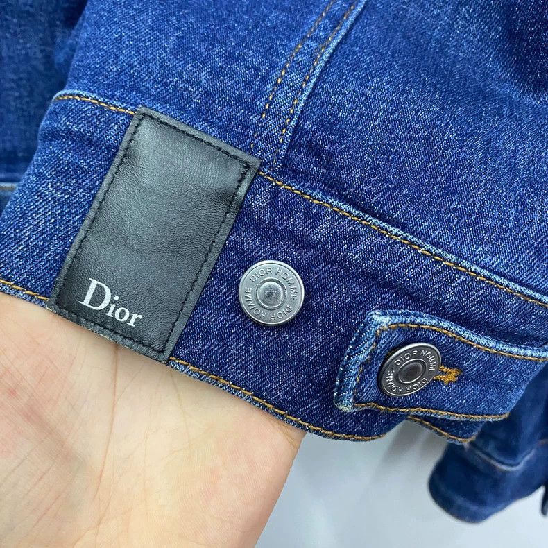 Dior Dior Embossed logo denim jacket 2502-Nextarrow Size US S / EU 44-46 / 1 - 4 Thumbnail