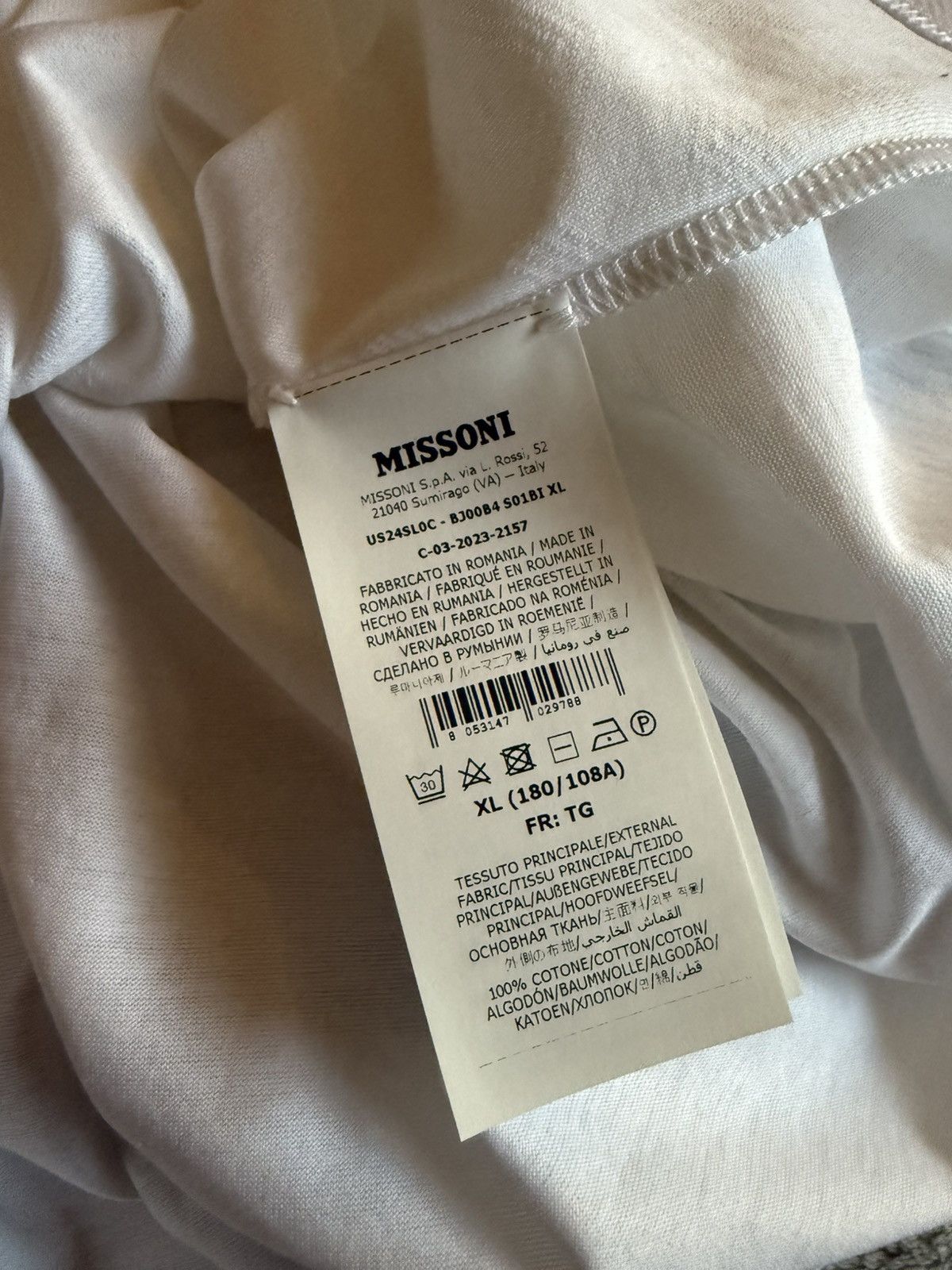 Missoni Missoni t-shirt Size US XL / EU 56 / 4 - 6 Thumbnail