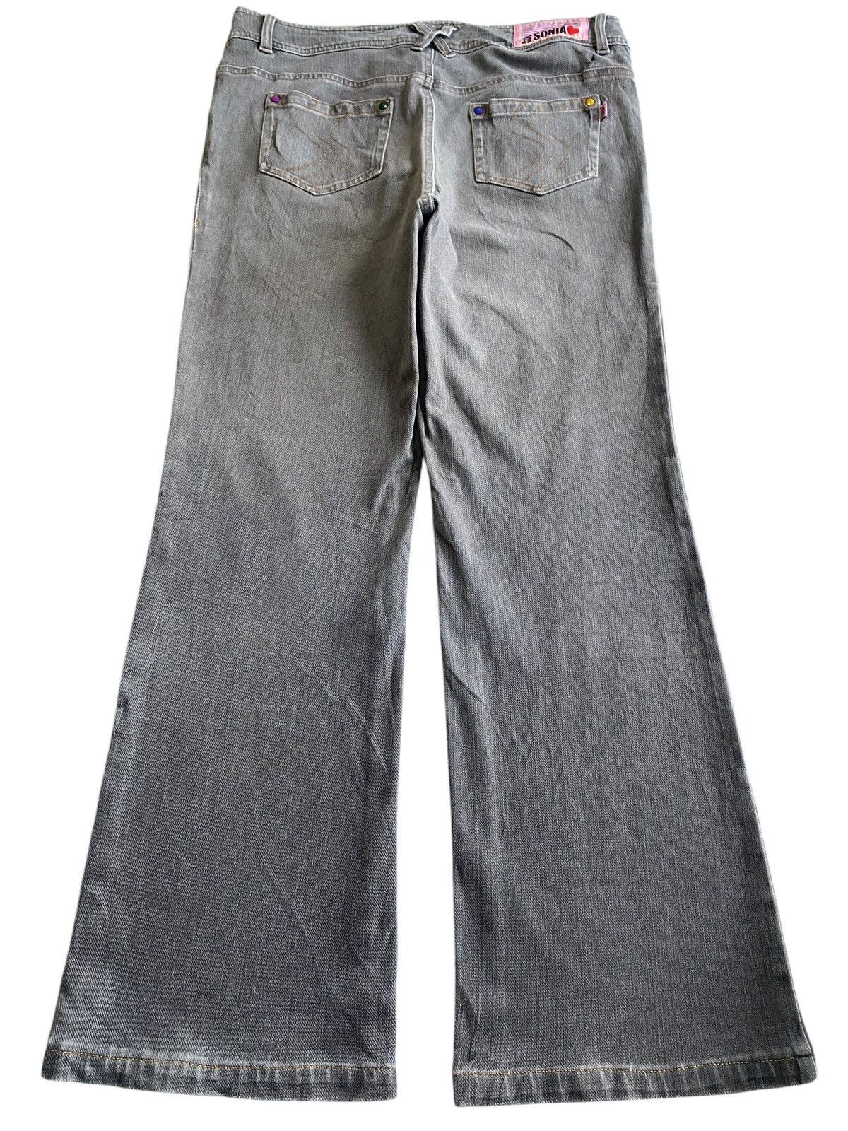 Sonia Rykiel Vintage Sonia Love Denim Bootcut Style Jeans Size 31" - 2 Thumbnail