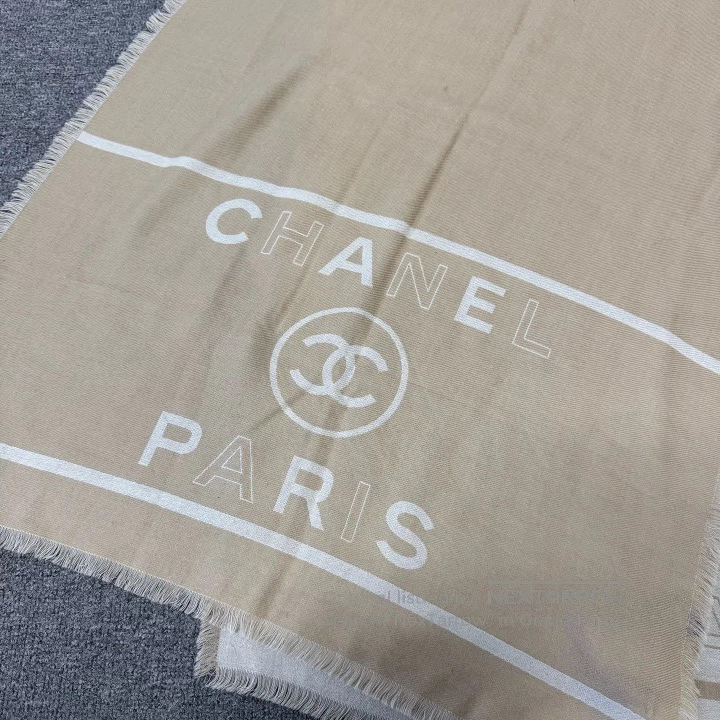 Chanel Chanel 25P double-C letter, cashmere scarf| Size ONE SIZE - 2 Thumbnail