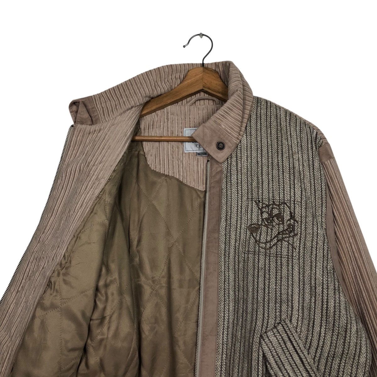 Japanese Brand 📌Vintage Bomber Jacket World Max Club Striped Issey Miyake Size US M / EU 48-50 / 2 - 13 Thumbnail