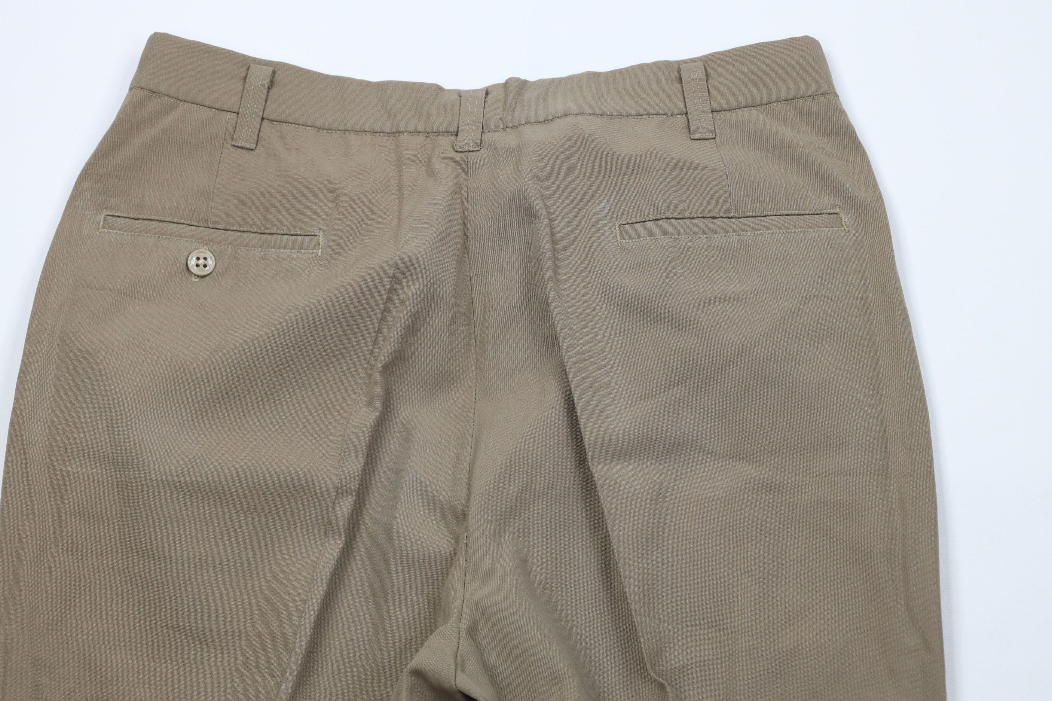 Vintage Vintage 50s 60s Streetwear Chino Pants Trousers Beige Size US 34 / EU 50 - 11 Thumbnail