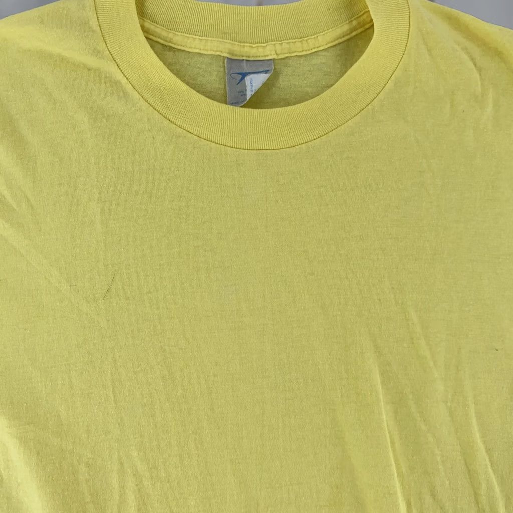 Vintage VINTAGE 80s Shirt Mens S/M Yellow Soft Single Stitch Tee 90s Classic Made USA Size US S / EU 44-46 / 1 - 1 Thumbnail