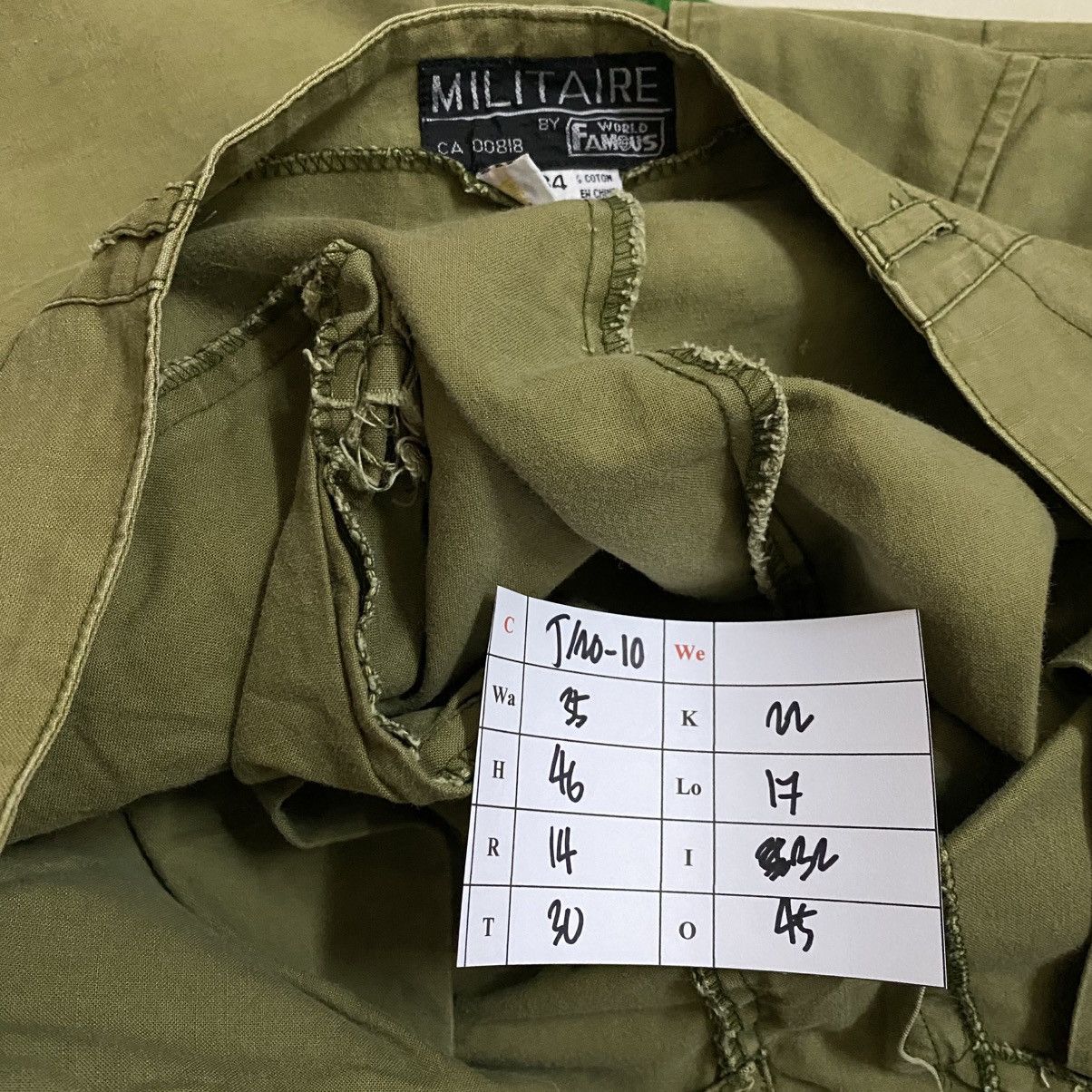 Japanese Brand Militaire Cargo Baggy Paracute Pants w34 Size US 35 - 9 Thumbnail