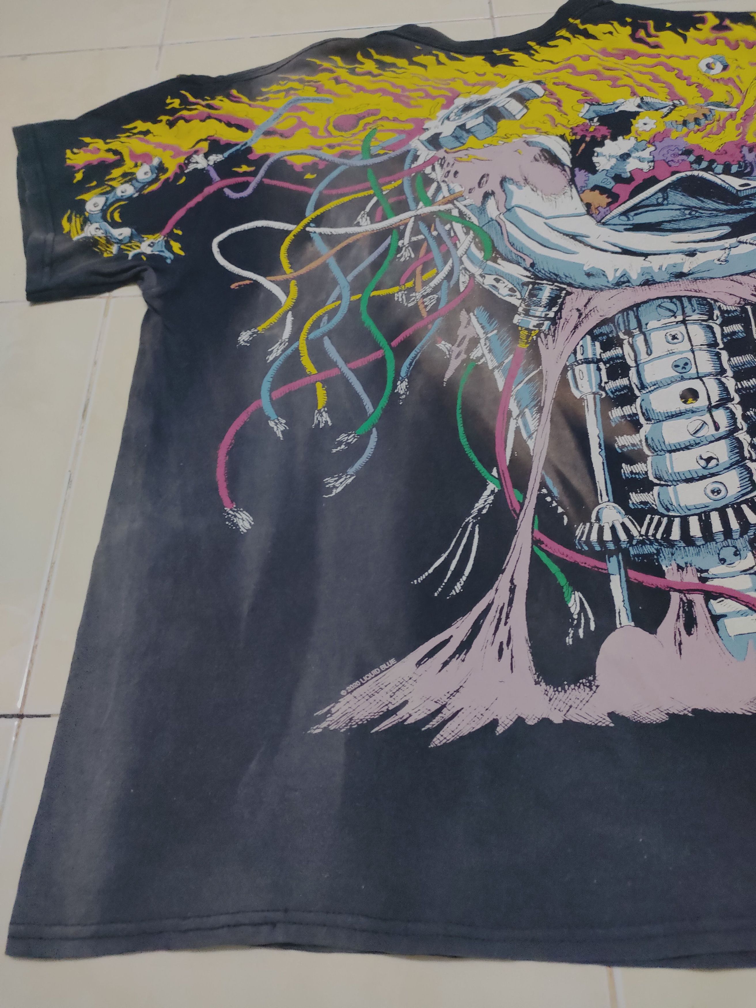Liquid Blue × Vintage Liquid Blue Nice Faded Marvel AOP Tee Size US L / EU 52-54 / 3 - 8 Thumbnail