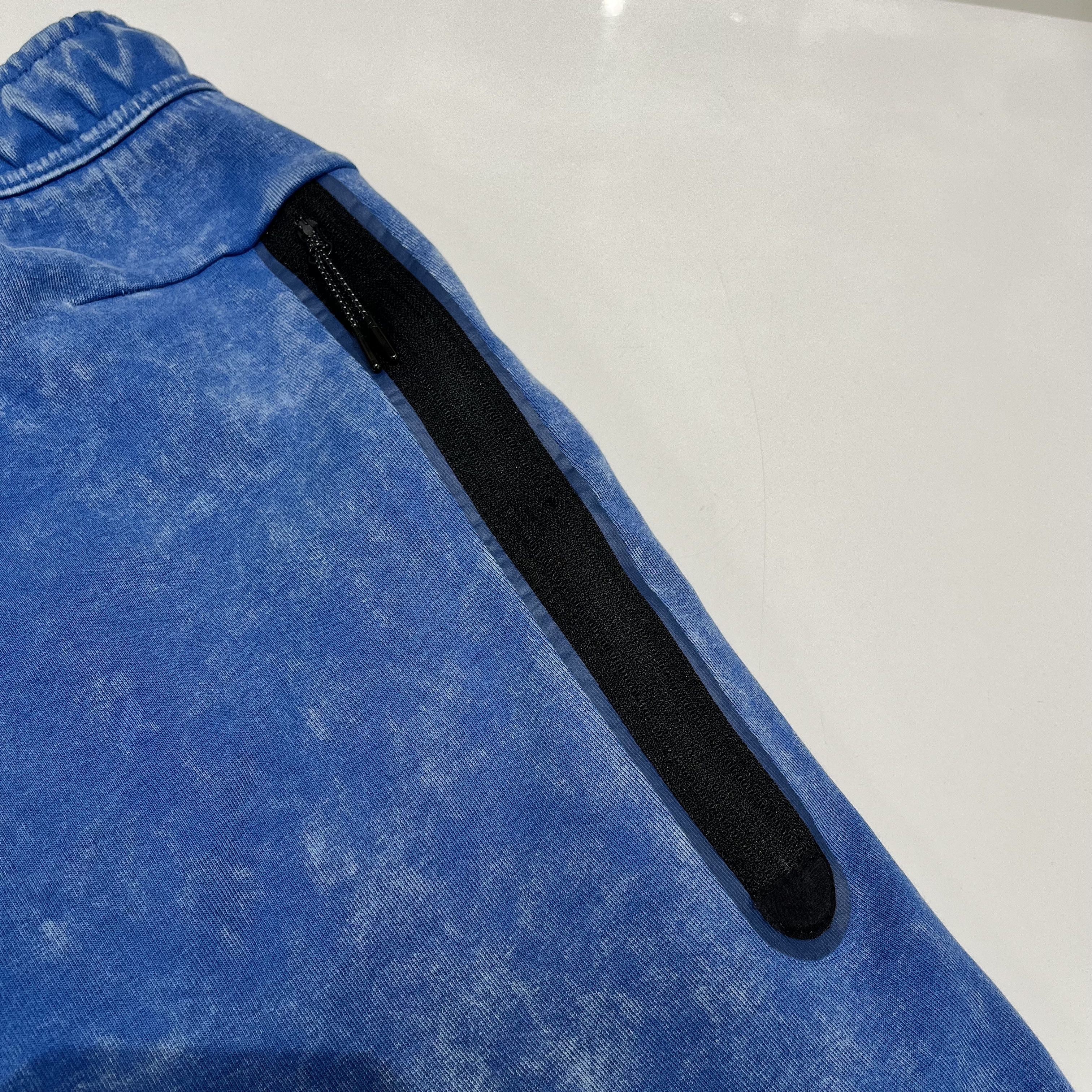 Nike Nike Tech Fleece Wash Shorts Dark Marina Blue/Black Size US 32 / EU 48 - 4 Thumbnail