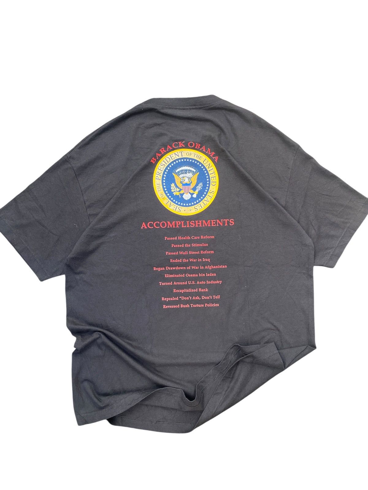 Vintage Vintage Barack Obama President Seal Tee Shirt XL USA Size US XL / EU 56 / 4 - 5 Thumbnail