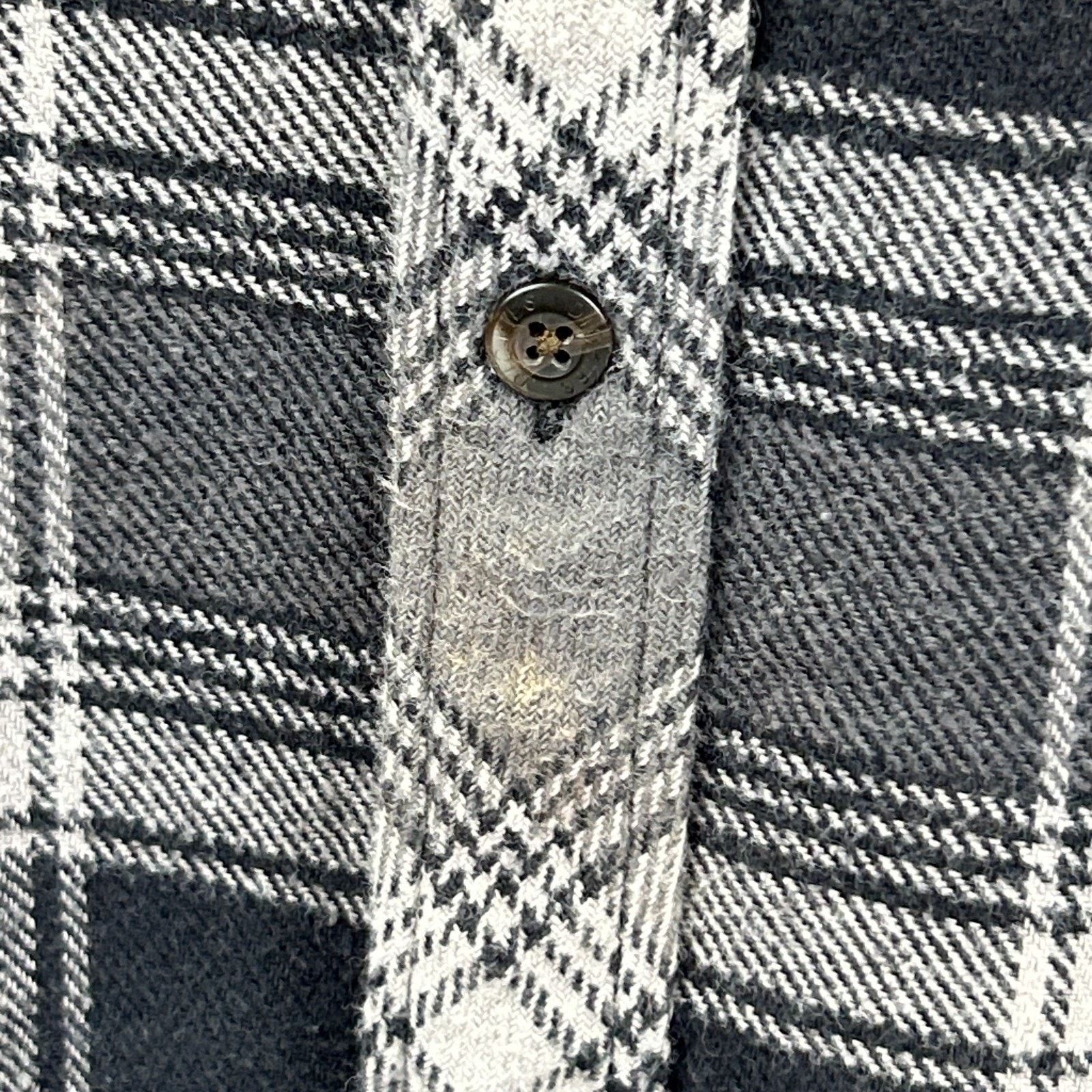 Dickies Dickies Heavyweight Flannel Button Front Shirt Gray 2XL XXL Size US XXL / EU 58 / 5 - 5 Thumbnail