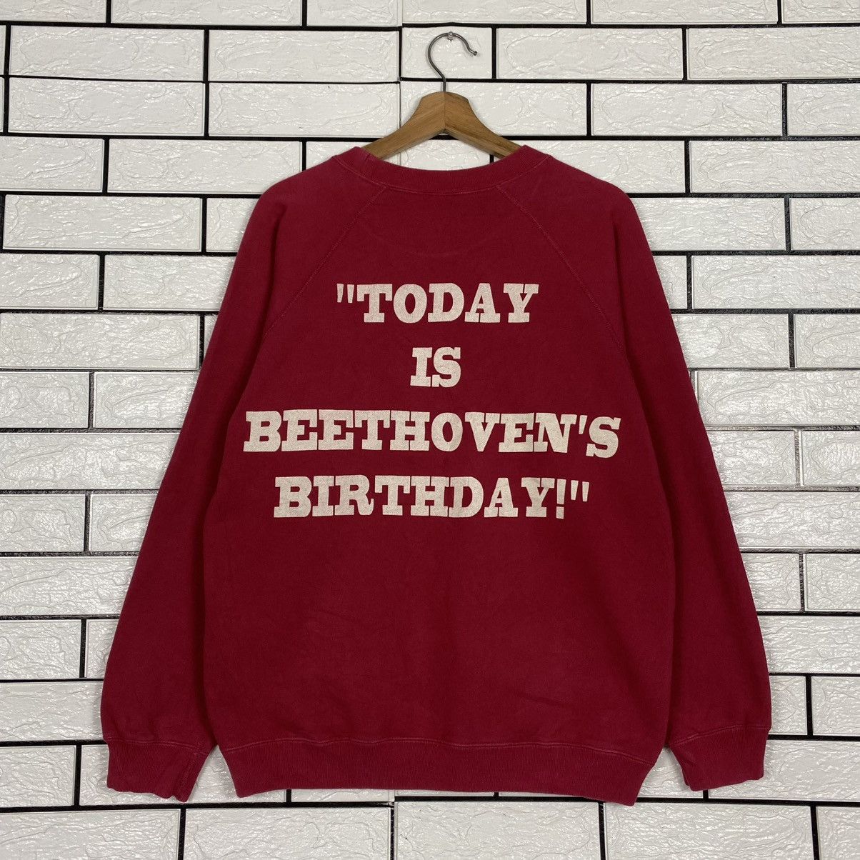 Vintage 🔥VINTAGE SWEATSHIRT BEETHOVEN CARTOON BIG LOGO Size US M / EU 48-50 / 2 - 9 Thumbnail