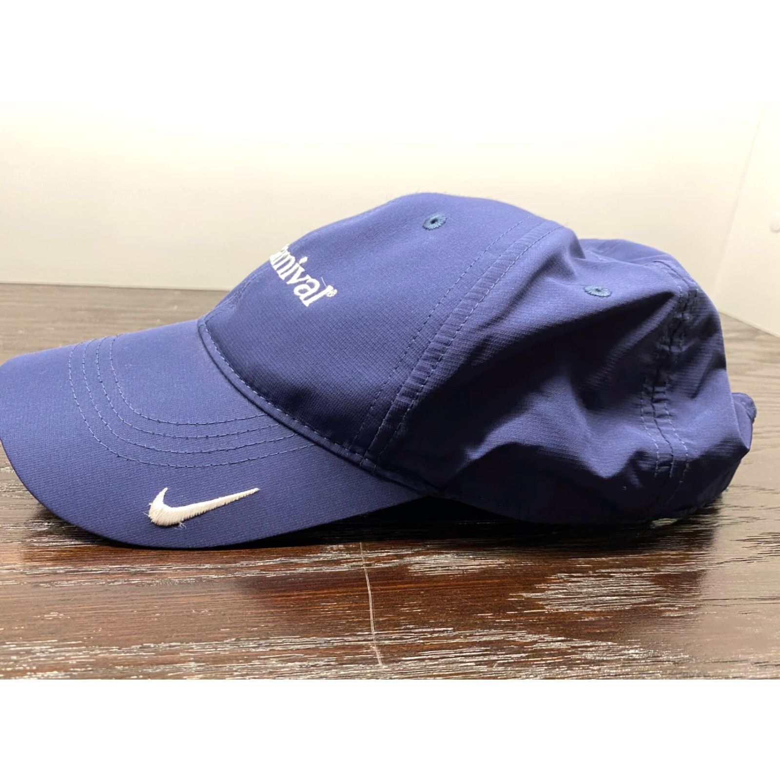 Nike Nike Golf Hat Adult One Size Blue Strapback Embroidered Carnival Swoosh Logo Cap Size ONE SIZE - 4 Thumbnail
