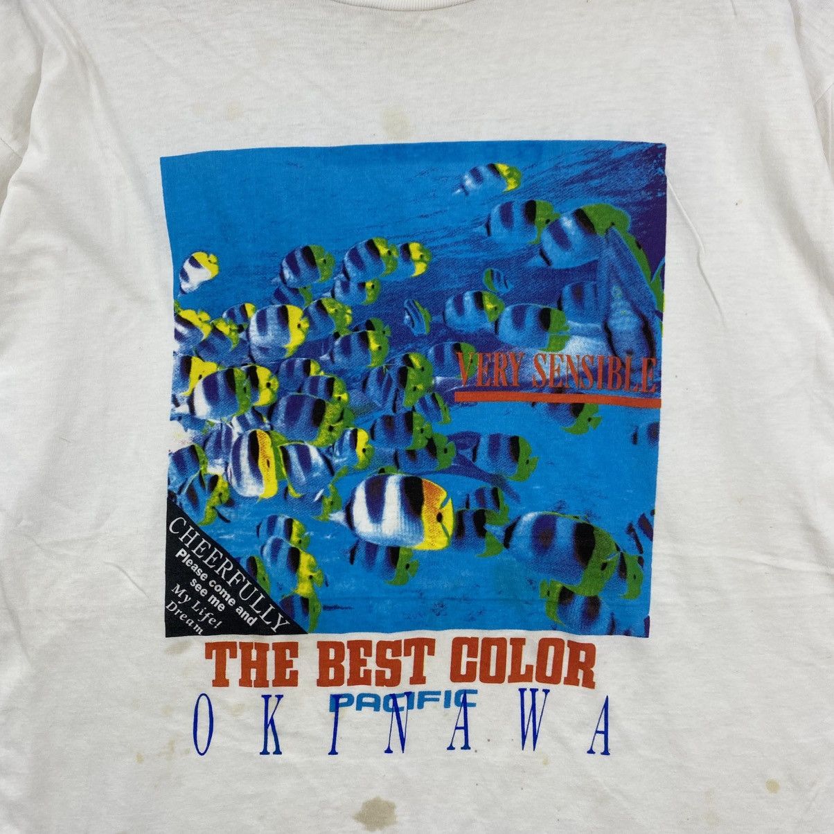 Vintage Vintage 90s Okinawa Japan Fish Graphic Tee Pacific Size L Size US L / EU 52-54 / 3 - 4 Thumbnail