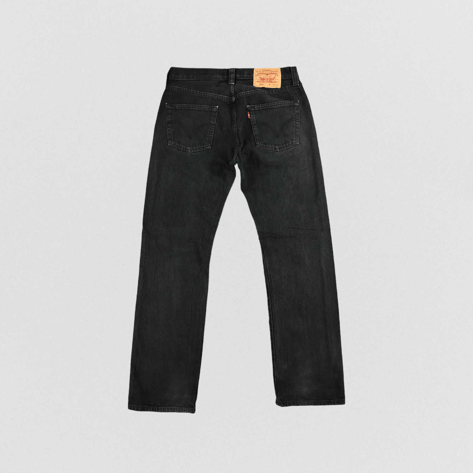Levi's Vintage Levis 501 Faded Black Jeans-JM1553 Size US 31 - 2 Thumbnail