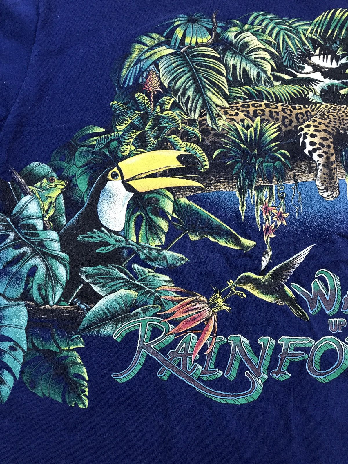 Habitat × Vintage Vintage 90s Habitat Animal Rare T Shirt Size US L / EU 52-54 / 3 - 6 Thumbnail