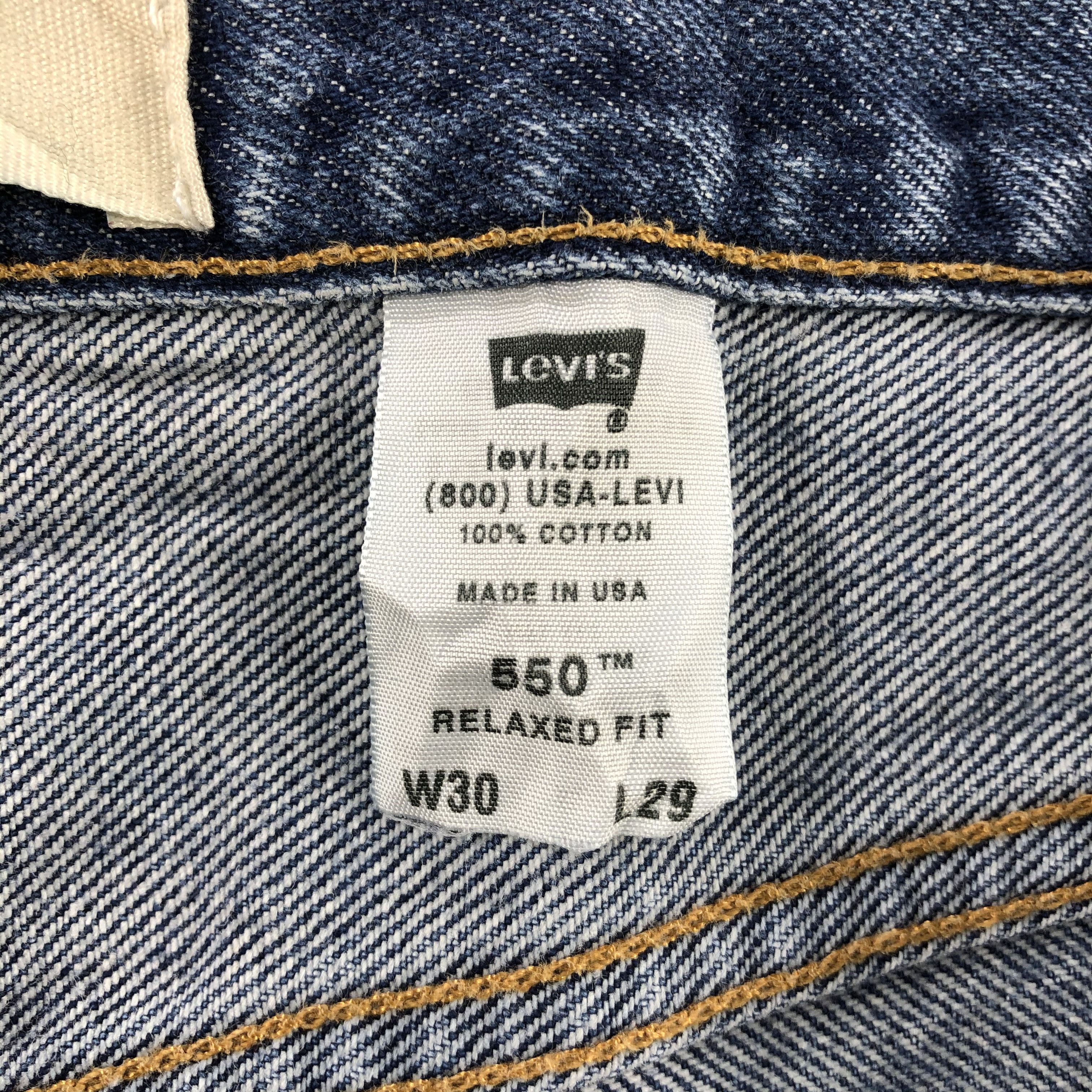 Levi's Vintage Levi's 550 Jeans Faded Blue Denim KJ993 Size US 30 / EU 46 - 14 Thumbnail