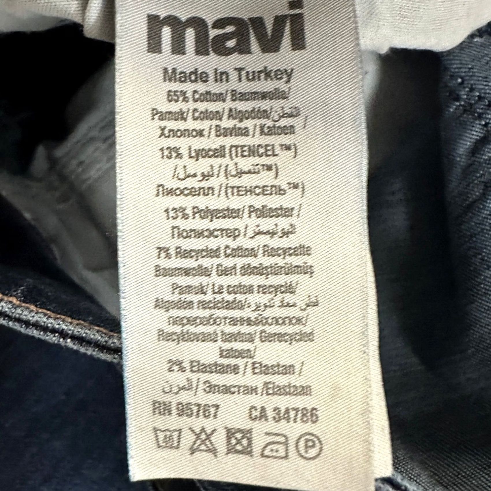 Mavi Mavi Zack Jeans Mens 28X32 Blue Straight Leg Denim NEW Size US 28 / EU 44 - 7 Thumbnail