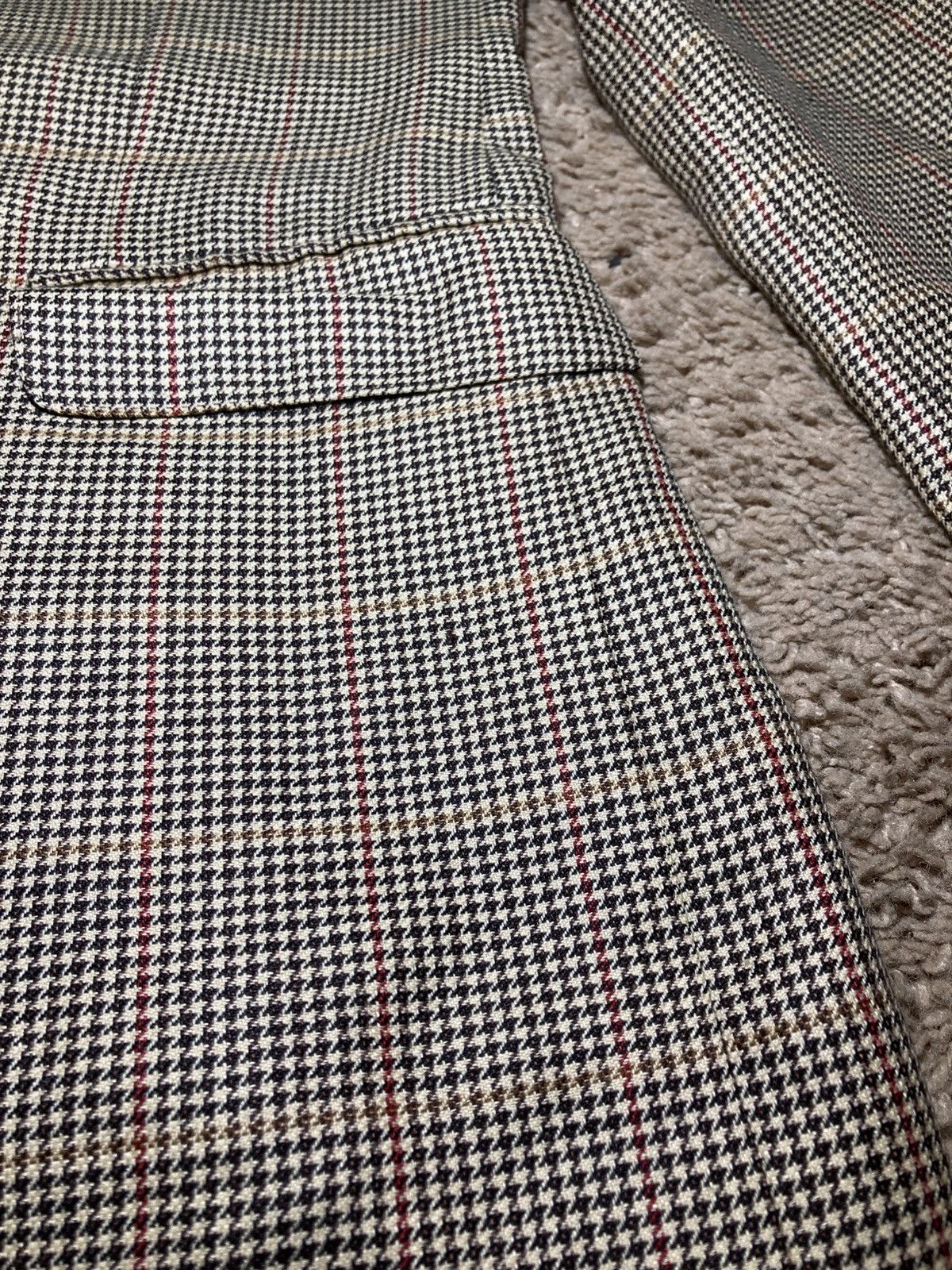 Celine SS20 Celine Houndstooth Check Coat Blazer Jacket 2020 70s Size 44R - 3 Thumbnail