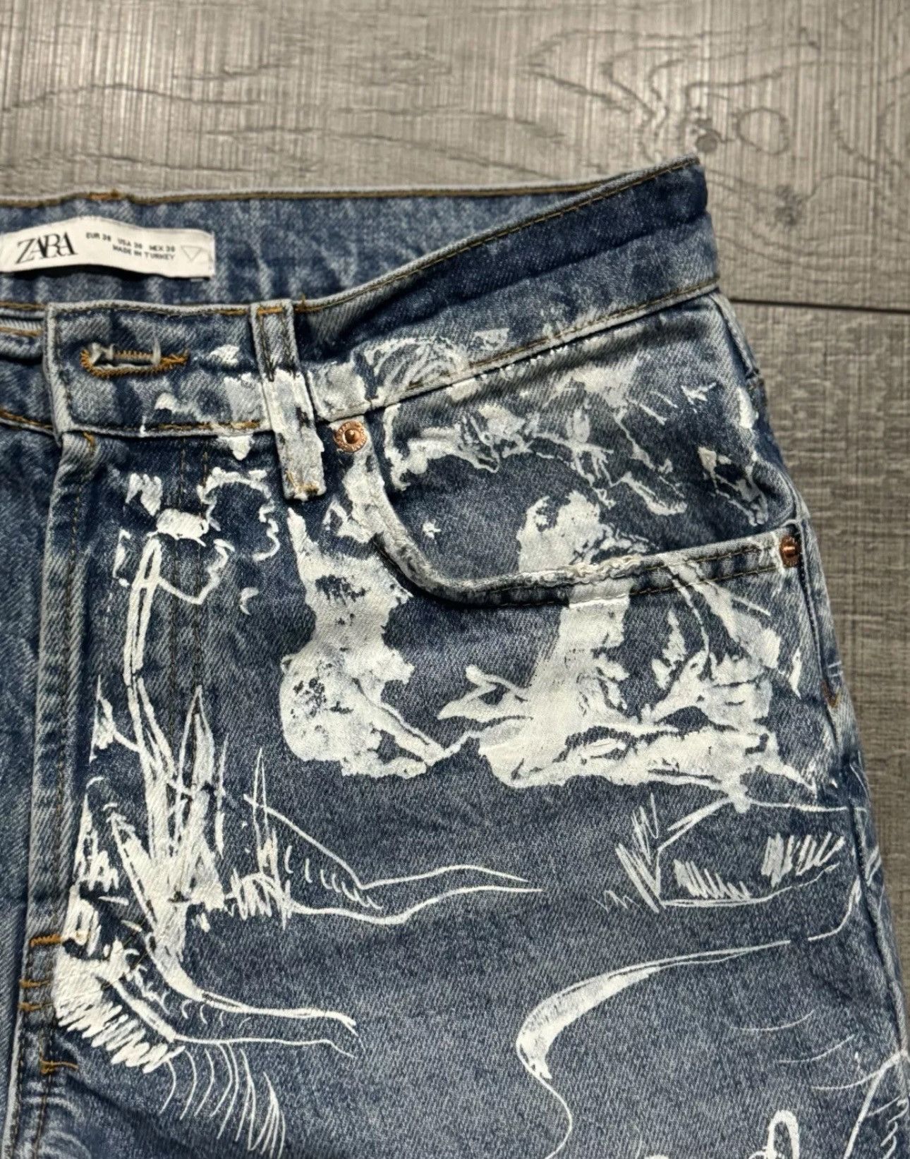Zara Unique ZARA Men’s Jeans W30 L30 Size US 30 / EU 46 - 3 Thumbnail