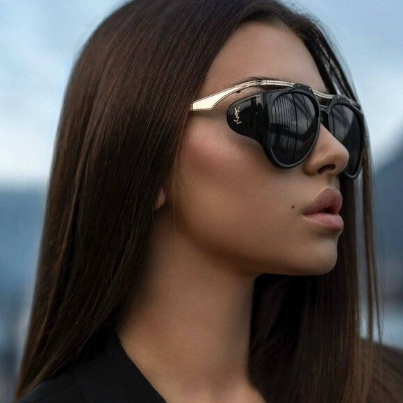 Saint Laurent Paris New Saint Laurent SLM137 AMELIA 001 Sunglasses-Lowest price! Size ONE SIZE - 3 Thumbnail