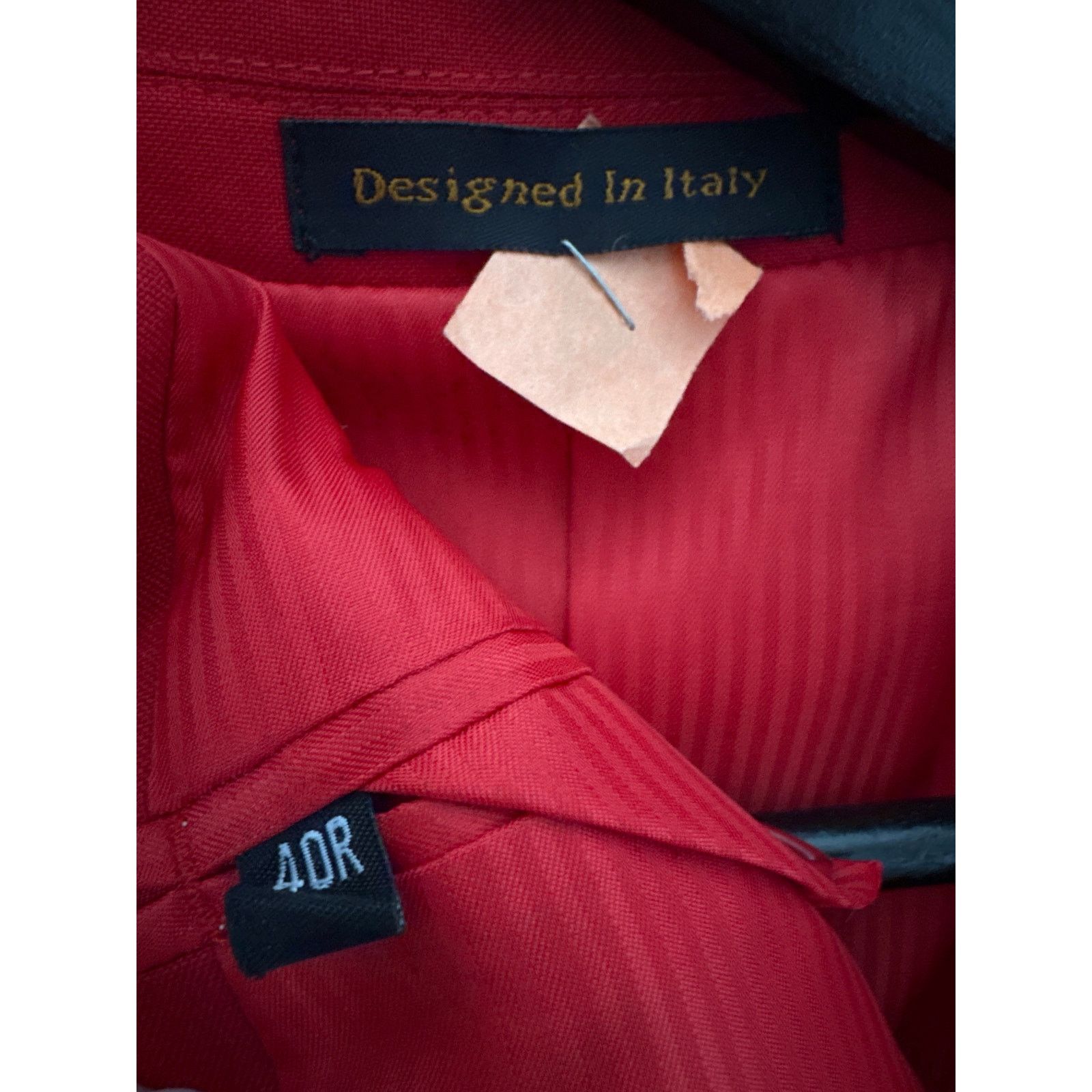 Other Lucci Collezion Red & black music note concert blazer 40 R Size US M / EU 48-50 / 2 - 12 Thumbnail