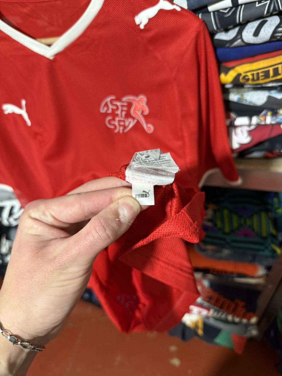 Puma Puma Switzerland 2008 2010 Home Football Soccer Retro Jersey Size US XL / EU 56 / 4 - 9 Thumbnail