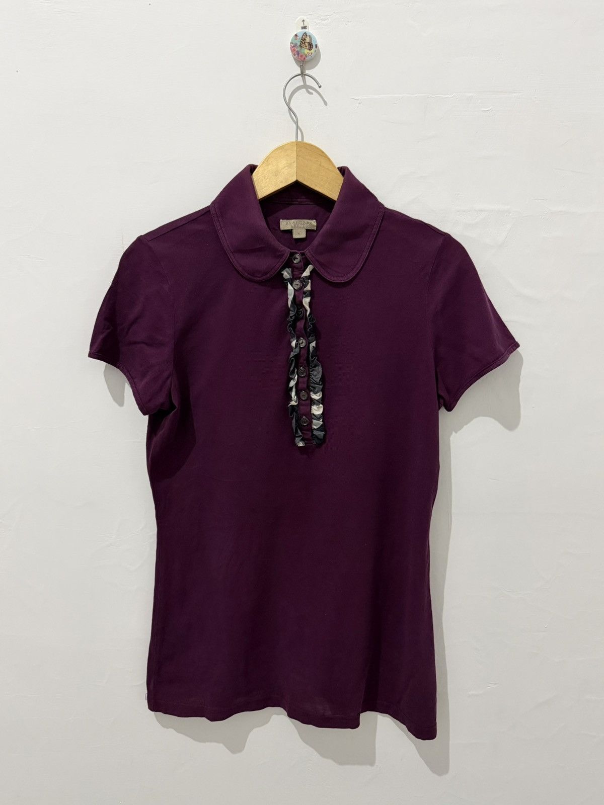 burberry polo purple