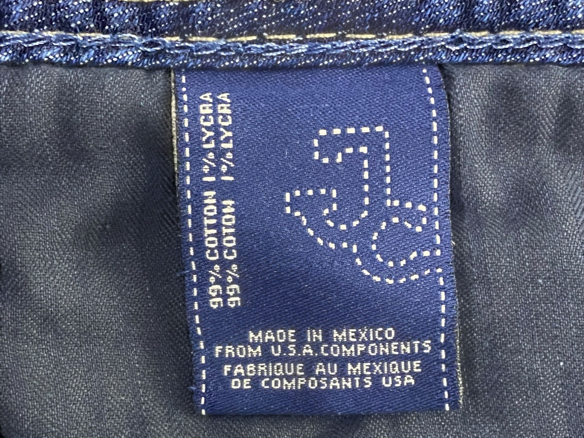 Japanese Brand Low Rise Flare Women Jeans Size 24" / US 00 / IT 34 - 9 Thumbnail