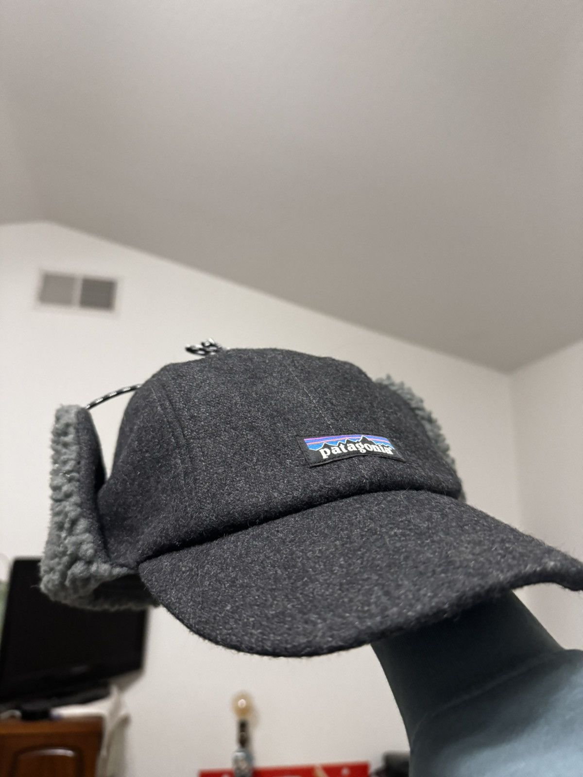 image of Patagonia Ear Flap Cap in Grey, Men's