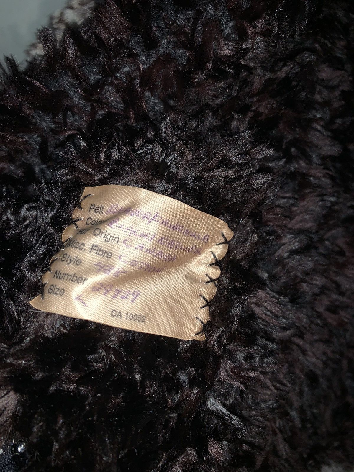 Vintage Paula Lishman Beaver Fur hand knitted coat Size L / US 10 / IT 46 - 4 Thumbnail
