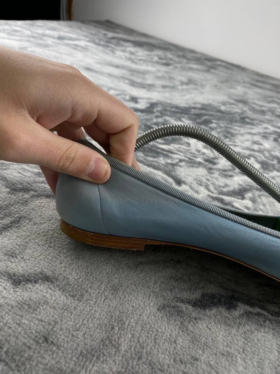 Chanel Chanel Leather Ballet Flats Women 38 Blue Size US 8 / IT 38 - 16 Thumbnail