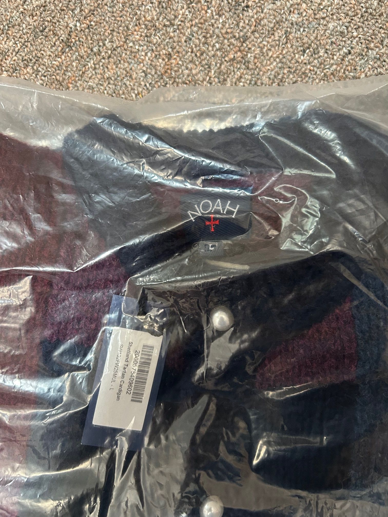 Noah Noah Patchwork Shetland Cardigan L Size US L / EU 52-54 / 3 - 8 Thumbnail