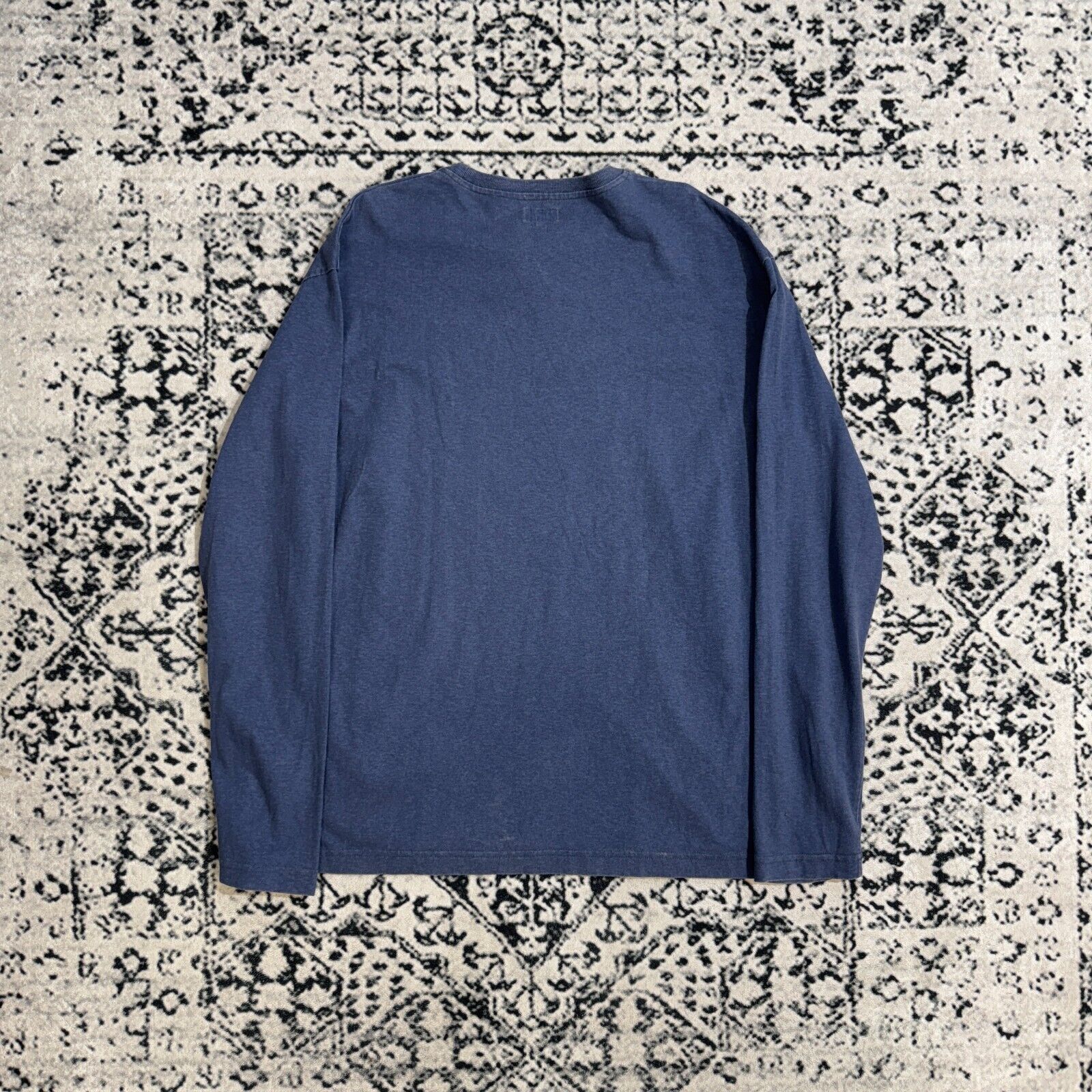 Vintage Vintage Armani Jeans Blue Navy Cotton Longsleeve Size XXL Size US XXL / EU 58 / 5 - 7 Thumbnail