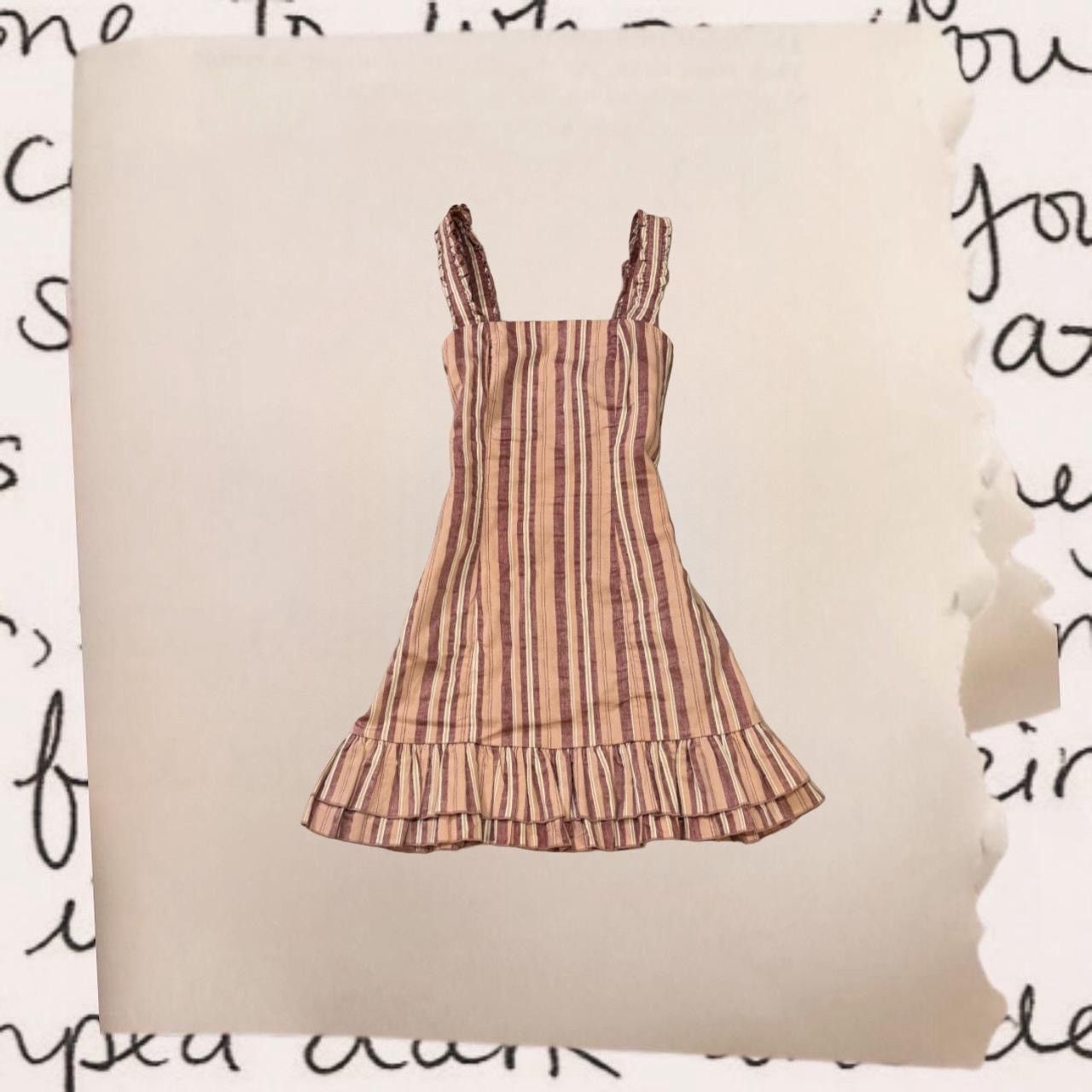 ALEXIS pleated plaid print mini dress with ruffle accents Size XS / US 0-2 / IT 36-38 - 1 Thumbnail