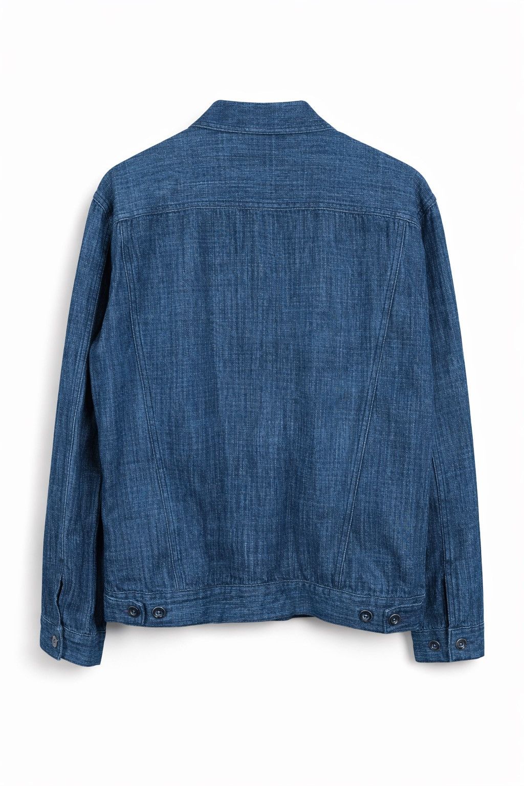 Japanese Brand RESHAM Japanese Style Denim Jacket Workwear Trucker Jacket Size US L / EU 52-54 / 3 - 2 Thumbnail