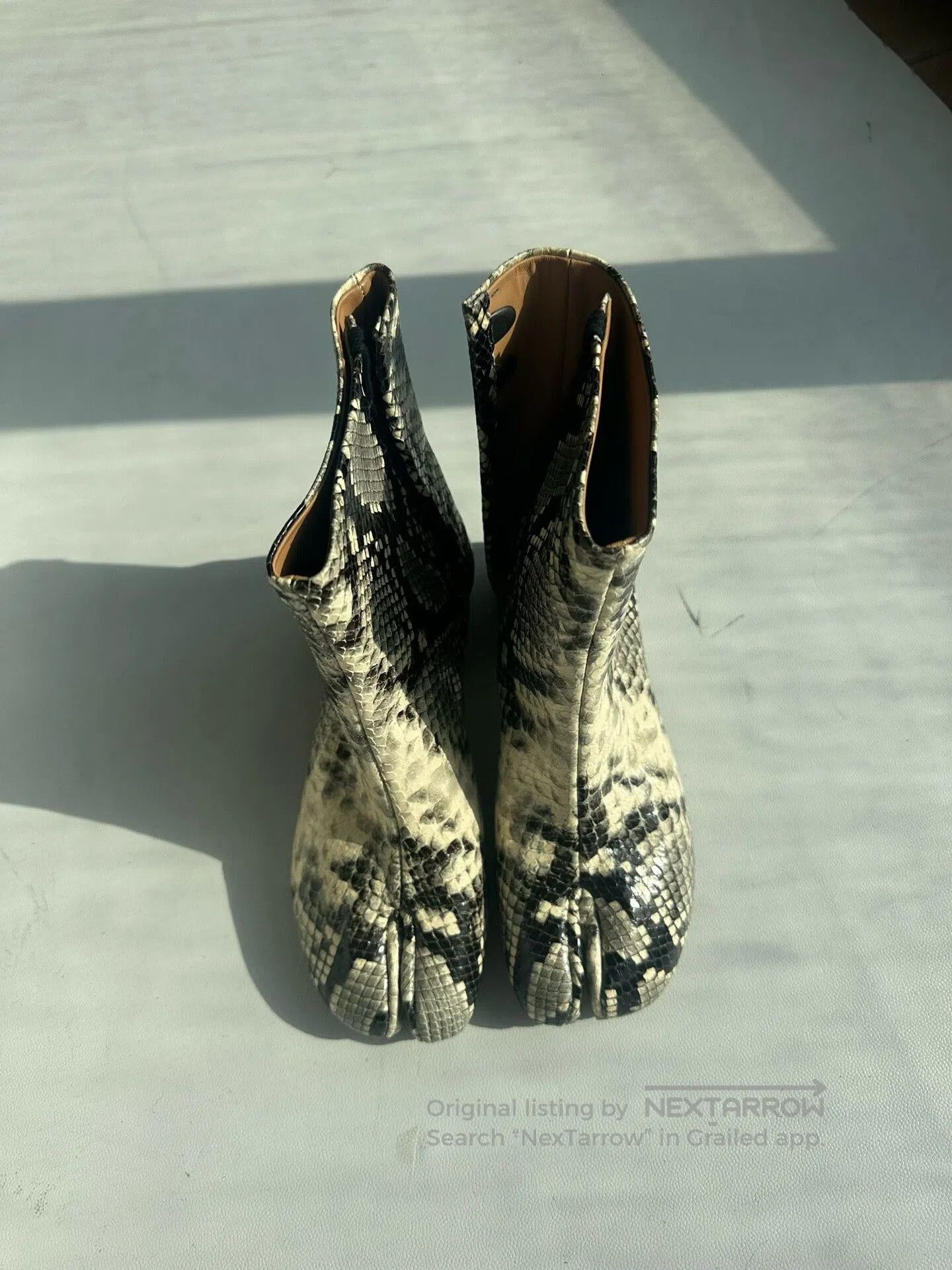 Maison Margiela Maison Margiela Snake Print Tabi Shoes. Size US 4 / IT 34 - 1 Thumbnail
