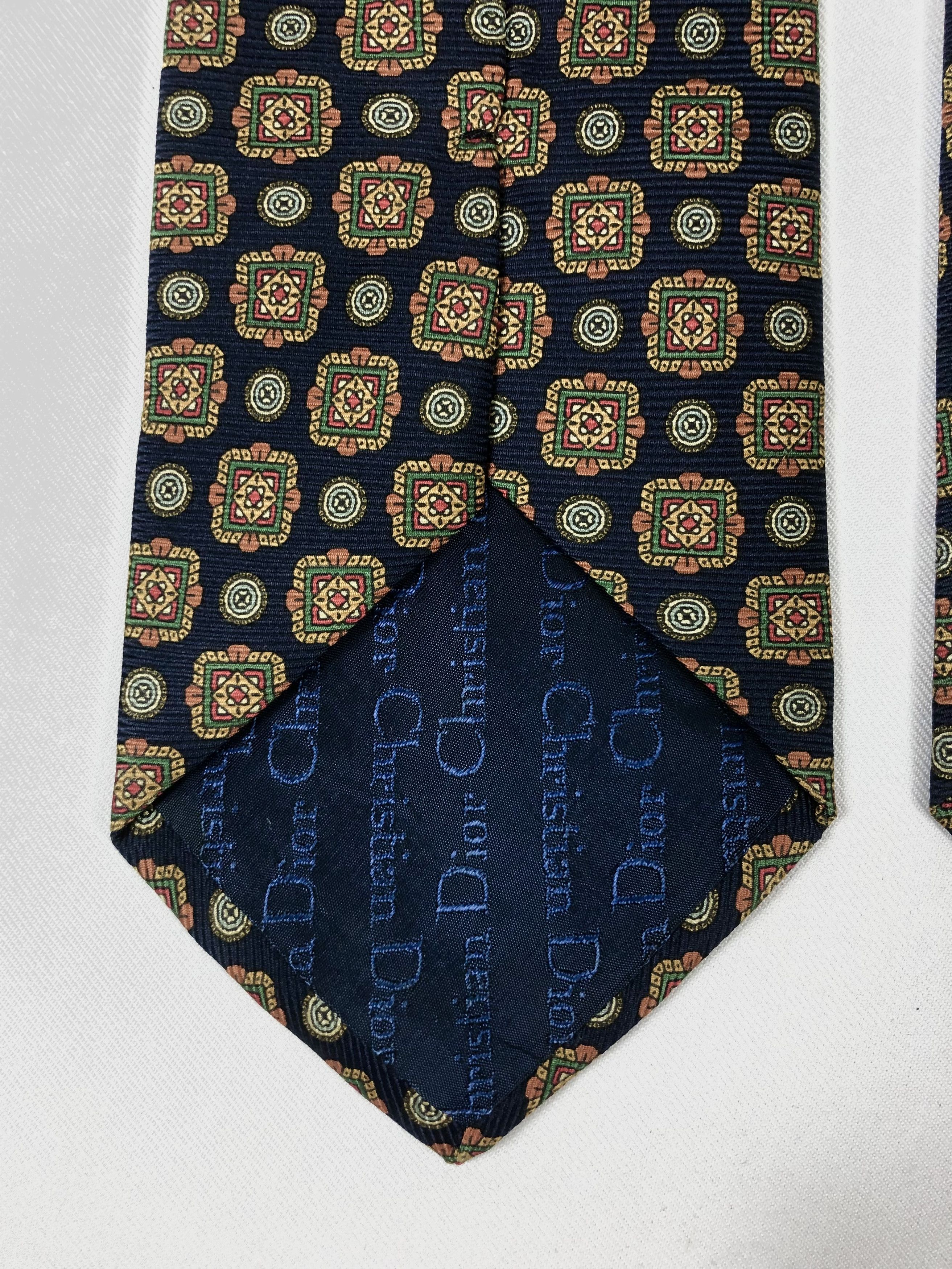 Christian Dior Monsieur Rare Vintage Christian Dior Monsieur Silk Tie Made in Italy Size ONE SIZE - 6 Thumbnail