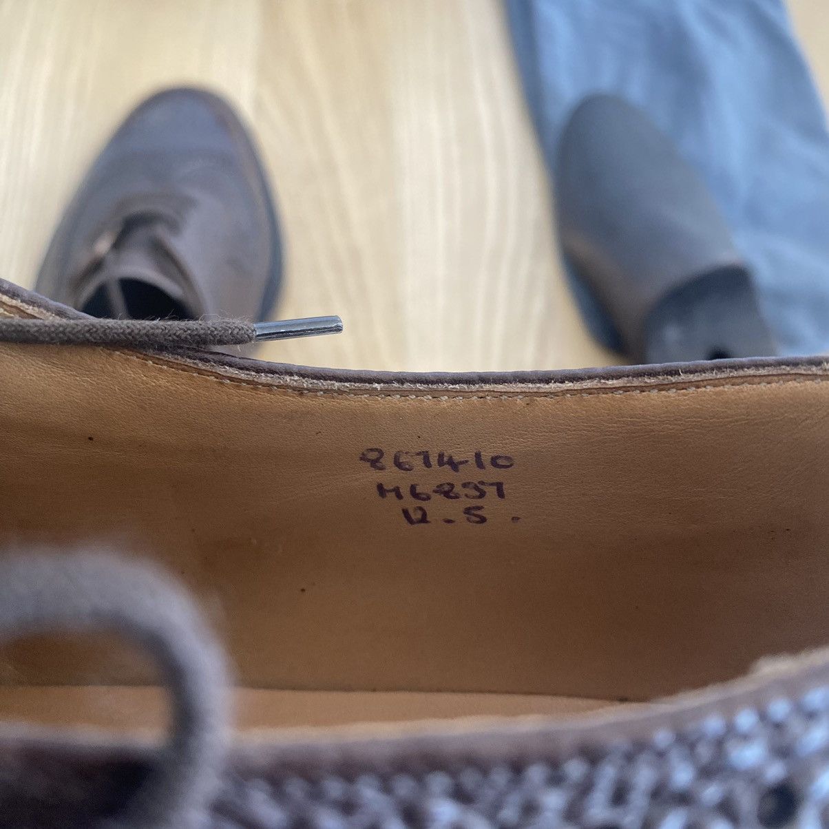 Thom Browne Thom Browne Brown Wingtip Grain Leather Dress Shoes Size US 12.5 / EU 45-46 - 11 Thumbnail