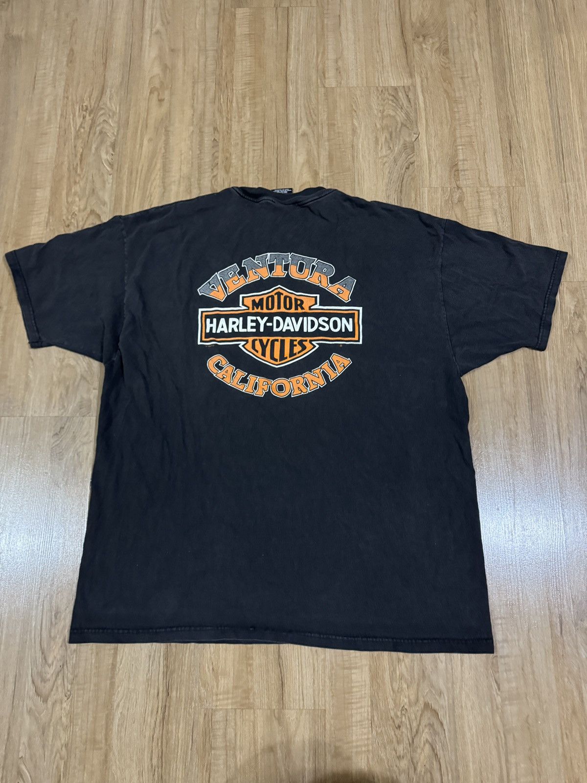 Harley Davidson × Vintage Vintage Harley Ventura Tshirt Size US XL / EU 56 / 4 - 3 Thumbnail