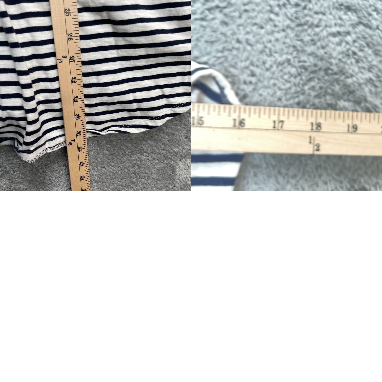 J.Crew VINTAGE J.CREW Dress Womens M White Stripe Sleeveless V-Neck Mini Swingy Casual Party/Cocktail Travel Beach Preppy 90s Mens Womens Girls Size M / US 6-8 / IT 42-44 - 8 Thumbnail