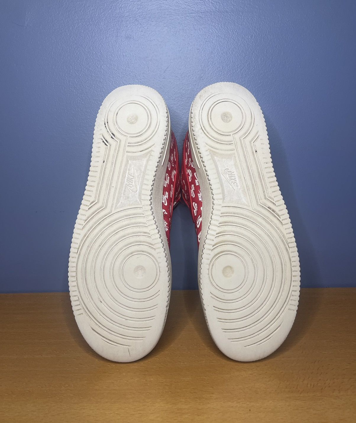 Nike Nike Air Force 1 Low “All Over Logo” Size US 10.5 / EU 43-44 - 7 Thumbnail