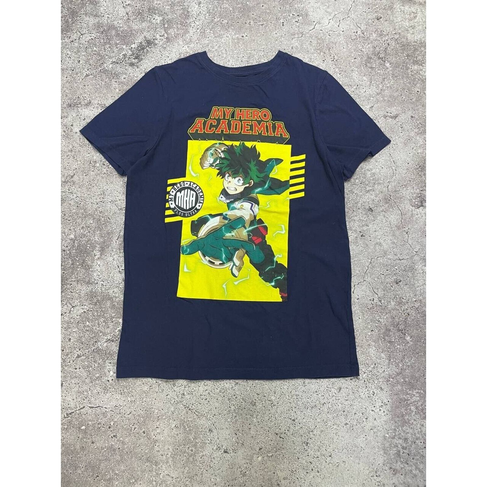 Cartoon Network × Vintage Vintage My Hero Academia Anime T-Shirt Navy S Difuzed Size US XS / EU 42 / 0 - 1 Thumbnail