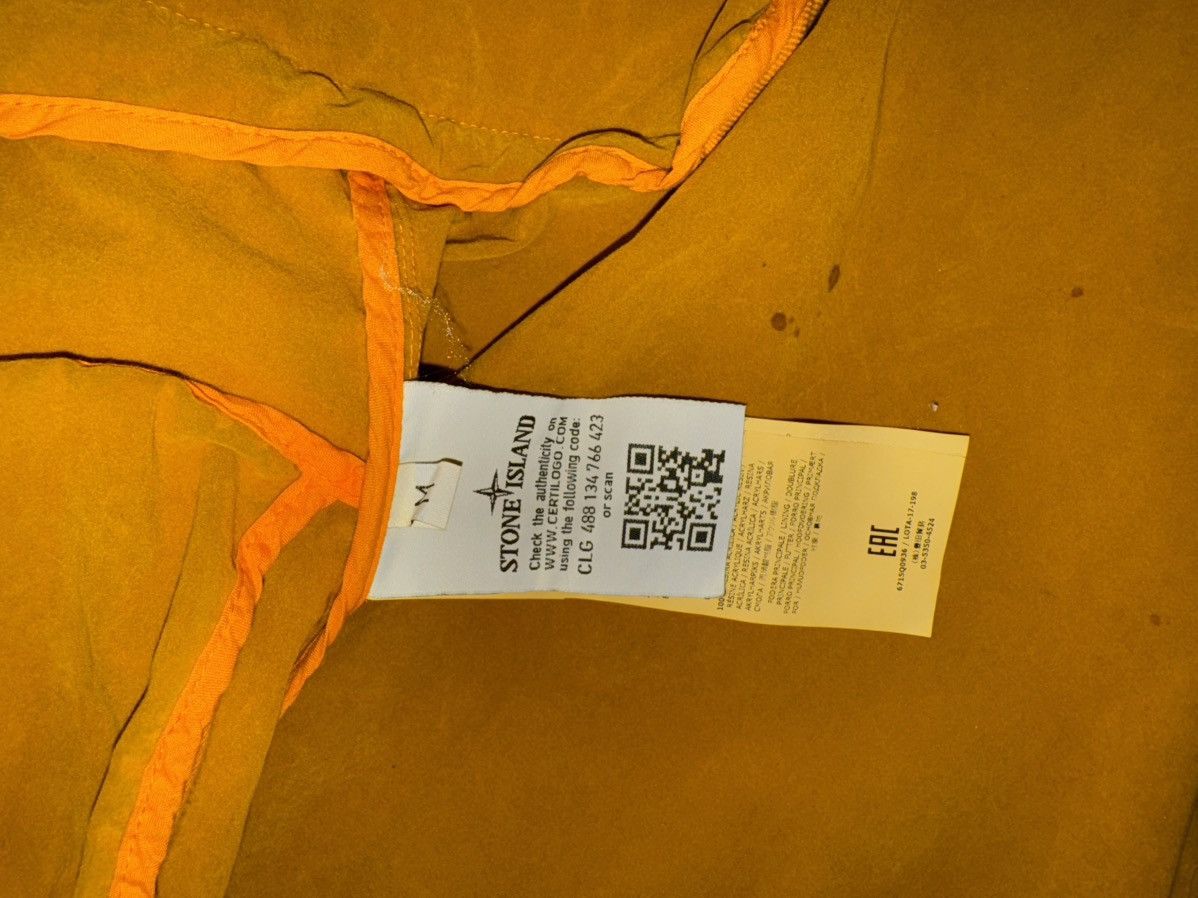 Stone Island Rare Stone Island Orange Nylon Metal Flock Jacket Size US M / EU 48-50 / 2 - 5 Thumbnail