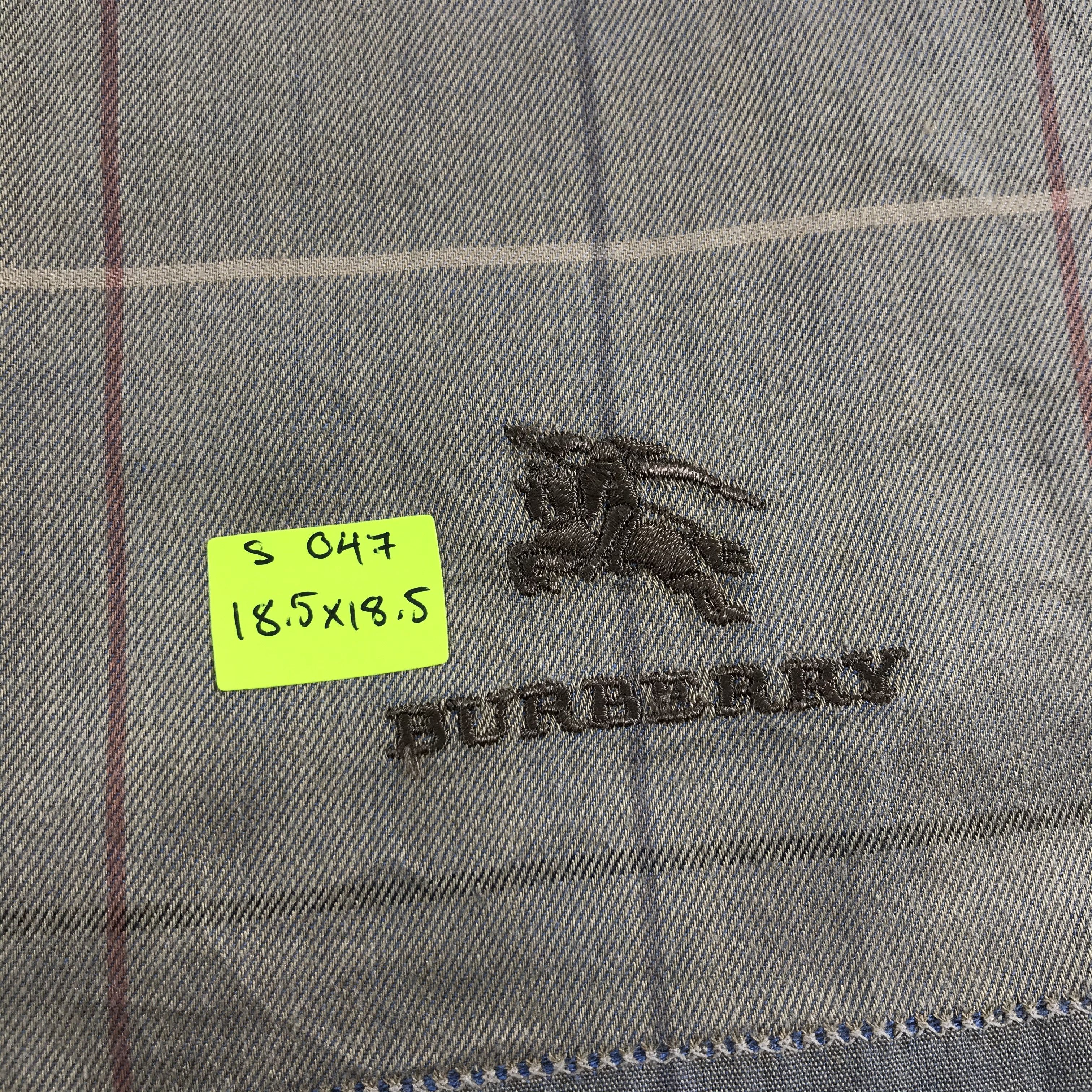Burberry × Vintage Burberry Bandana / Handkerchief / Neckerchief - S047 Size ONE SIZE - 5 Thumbnail