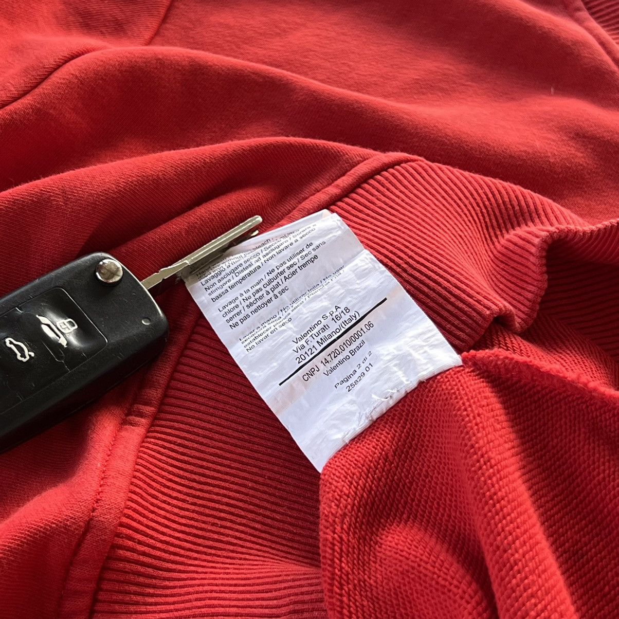 Valentino × Vintage Valentino Rare Vintage Big Logo Sweatshirt Longsleeve Size US XL / EU 56 / 4 - 7 Thumbnail