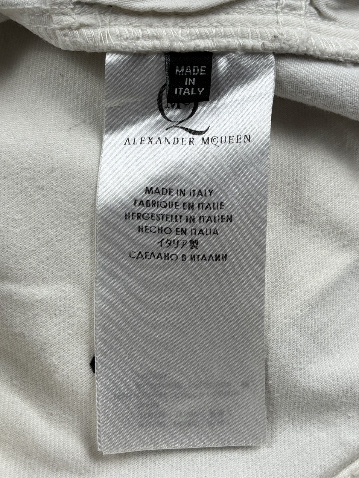 Alexander McQueen F/W 2014 Velvet AOP Skinny fit Jeans Size US 33 - 15 Thumbnail