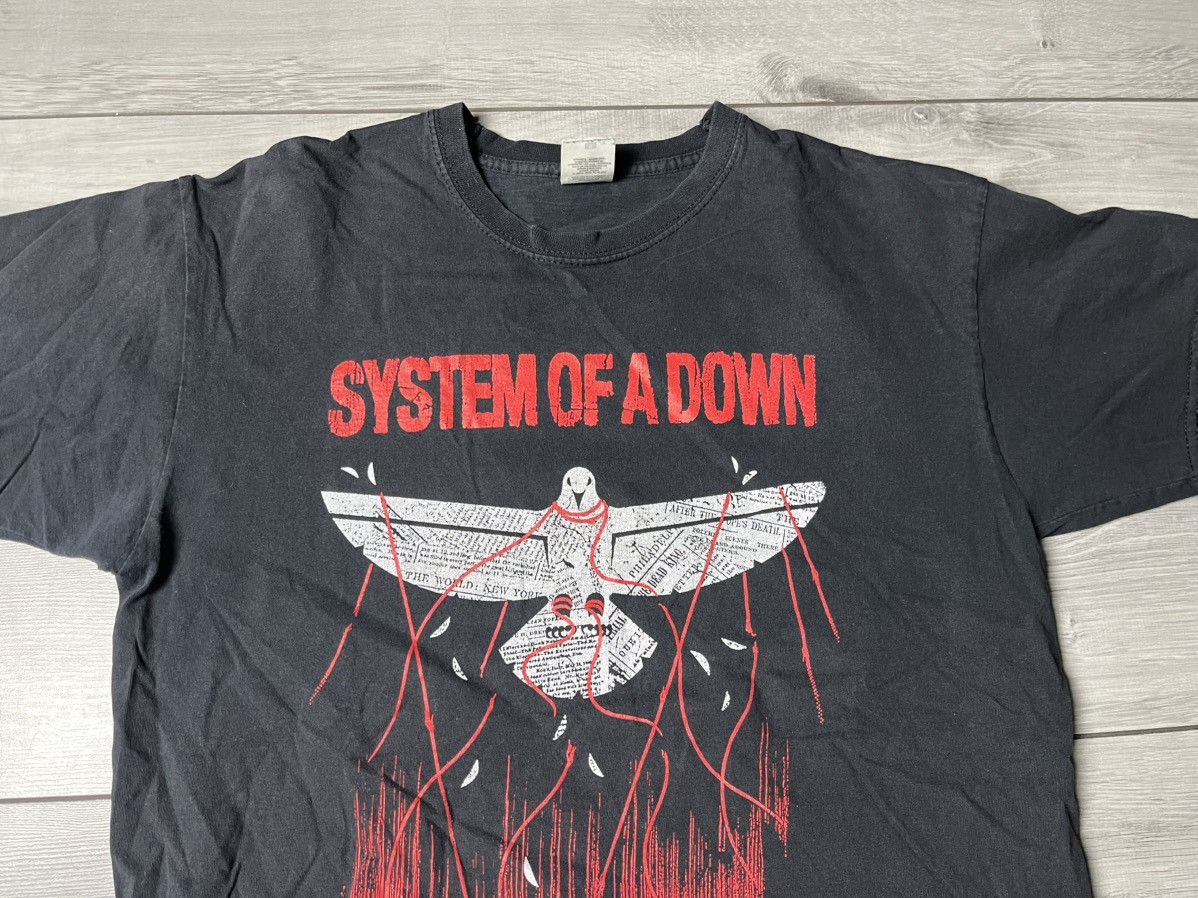 Band Tees System Of A Down tshirt tour tee size Medium Size US M / EU 48-50 / 2 - 3 Thumbnail